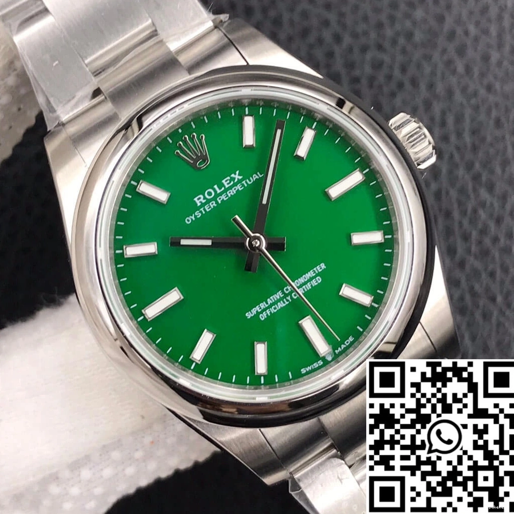 Factory Oyster Dial Rolex Perpetual 31MM M277200-0006 Green EW 1203